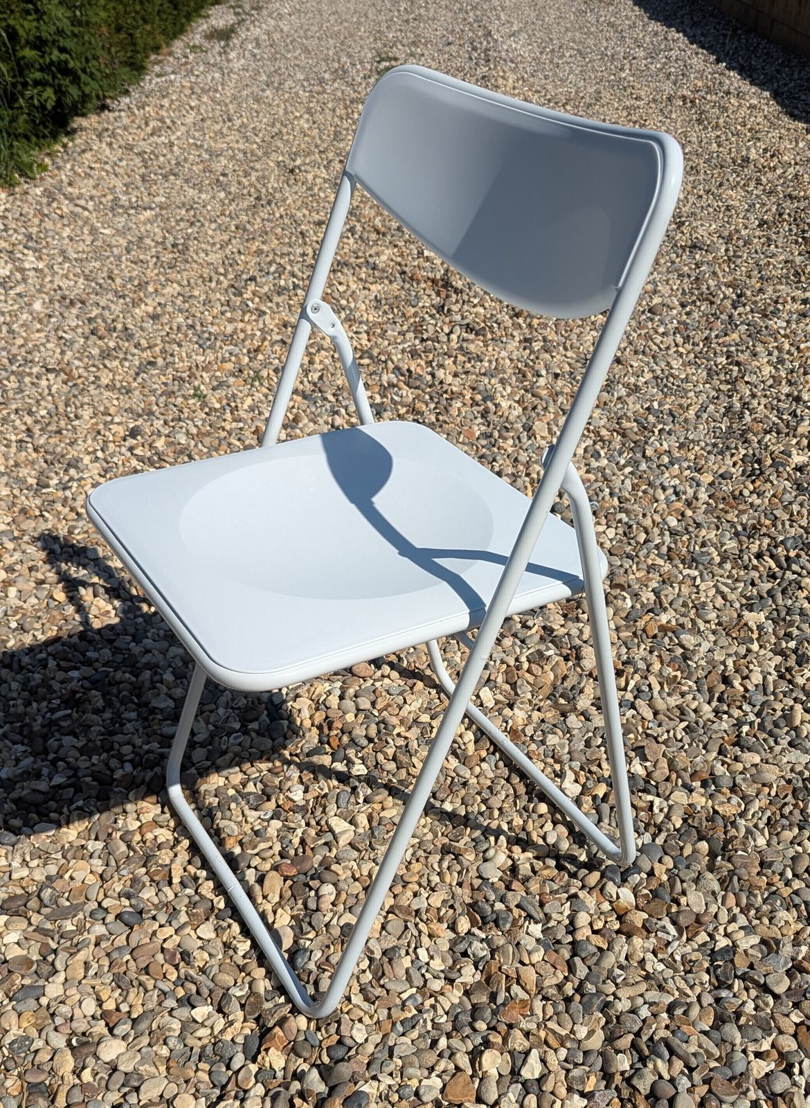 photo furniture White Ikea Ted Folding Chairs By Niels Gammelgaard ( 1990s)   One Left