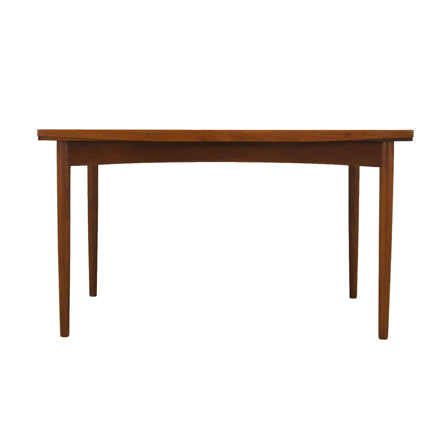 Teakhouten Tafel, Deens Design, Jaren 1960, Geproduceerd In Denemarken