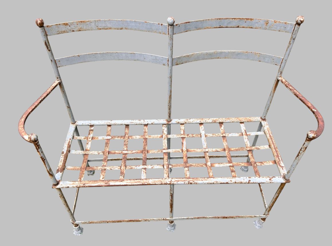 A Beautiful Set Of Spanish Wrought Iron Garden Furniture photo Garden Furniture