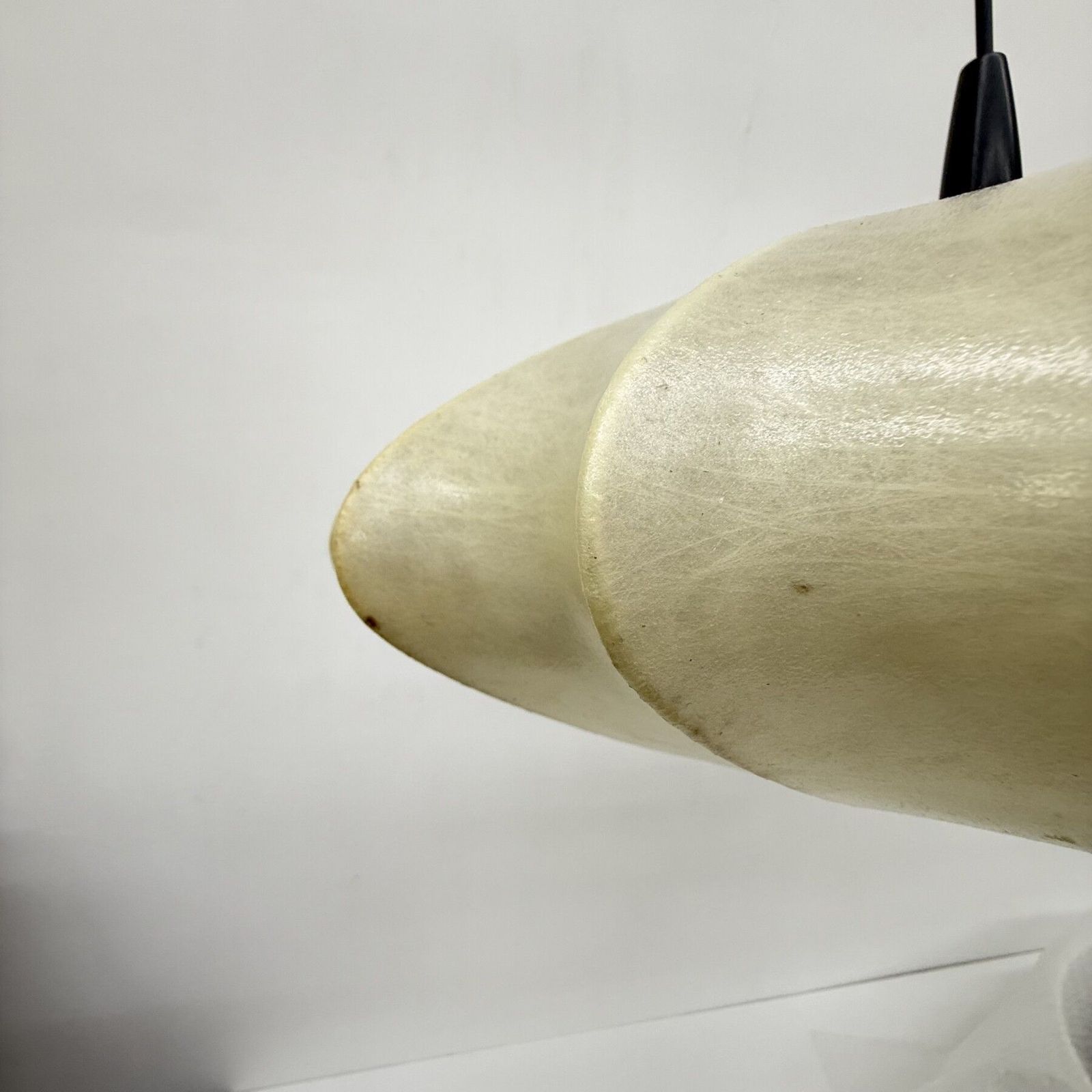 Mid Centurys Design Cocoon Hanging Lamp , 1970s photo vinterior
