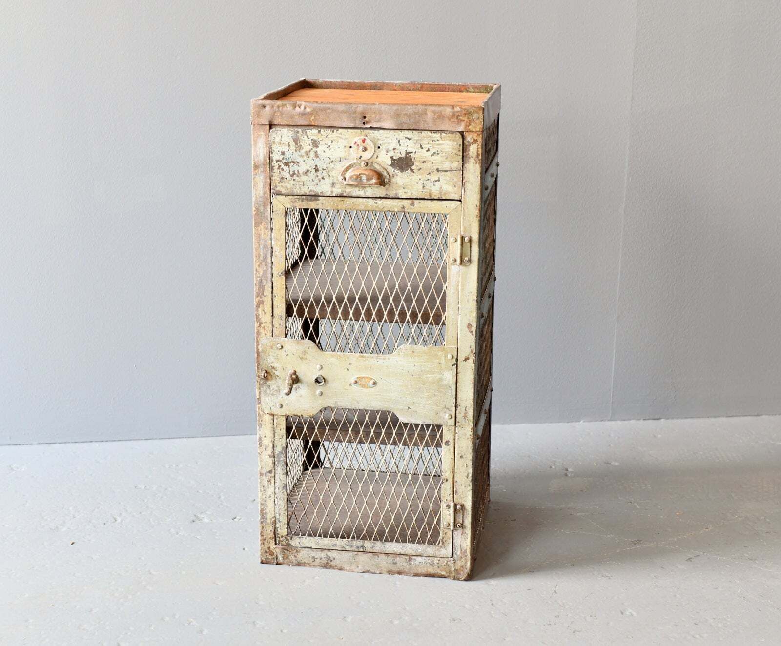 photo vinterior Industrial Factory Cabinet By Walls Ltd Circa 1910
