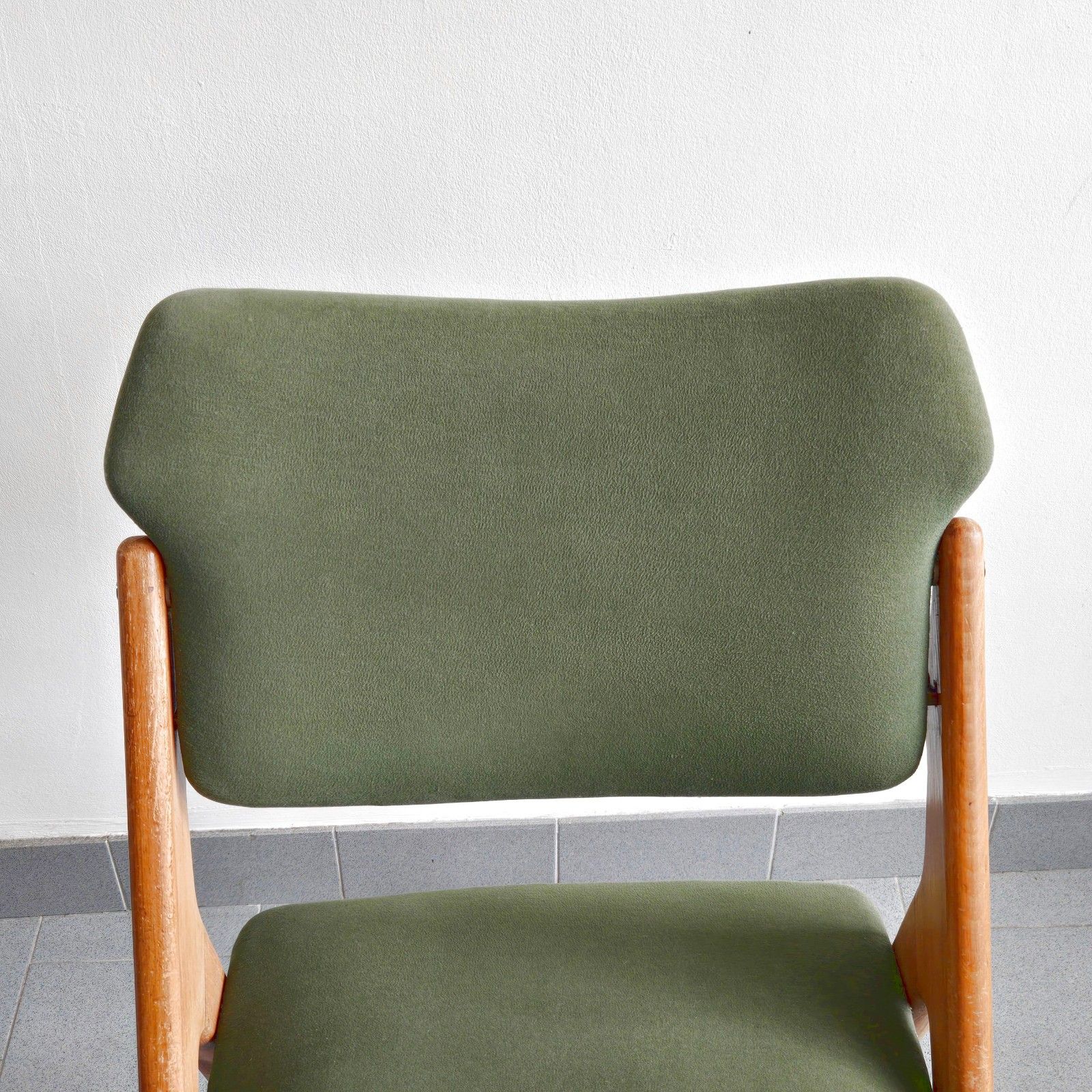 Vintage 1950 Feet Compass Chair Gerard Guermonprez Edition Godfrid 50s 1950s photo furniture