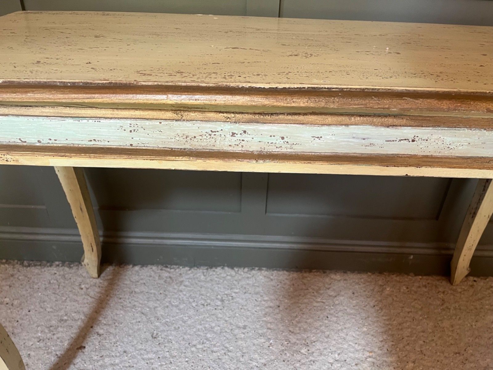 Vintage/Antique Painted Table French Hall Table/Console Table photo buy