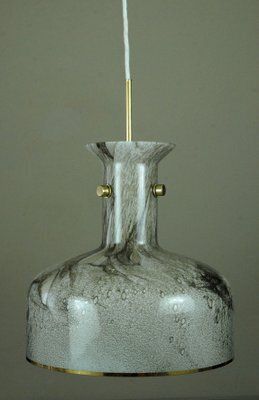 photo for sale Model 277p Handblown Marbled Glass Pendant Lamp By Anders Pehrson For Ateljé Lyktan, Sweden, 1970s