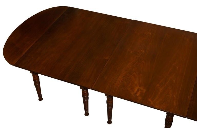 Rare Gillows Lancaster 1789 1795 George III American Walnut Dining Table photo vinterior