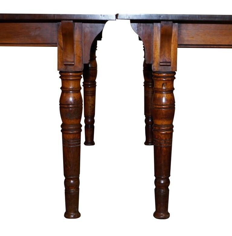 250000.0 Rare Gillows Lancaster 1789 1795 George III American Walnut Dining Table photo
