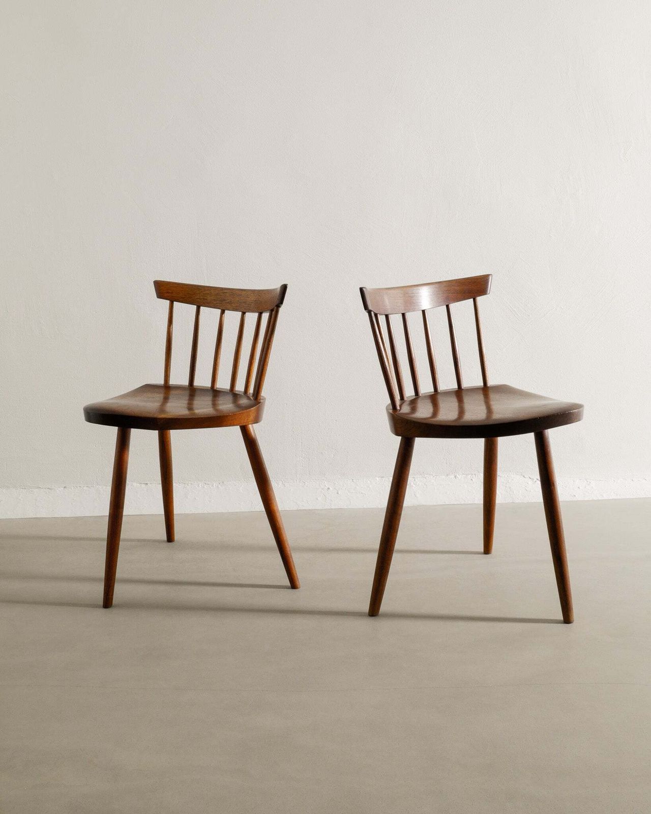 Vintage Mid Century Dining Set By Poul Kjærholm Pk54 Table & Mira Nakashima Wooden Walnut Chairs, 1960s photo 60000.0