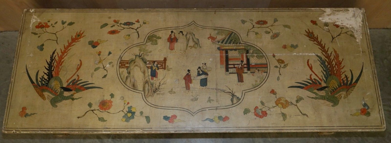 Important Antique Georgian Chinoiserie Circa 1800 Chinese Refectory Dining Table photo buy
