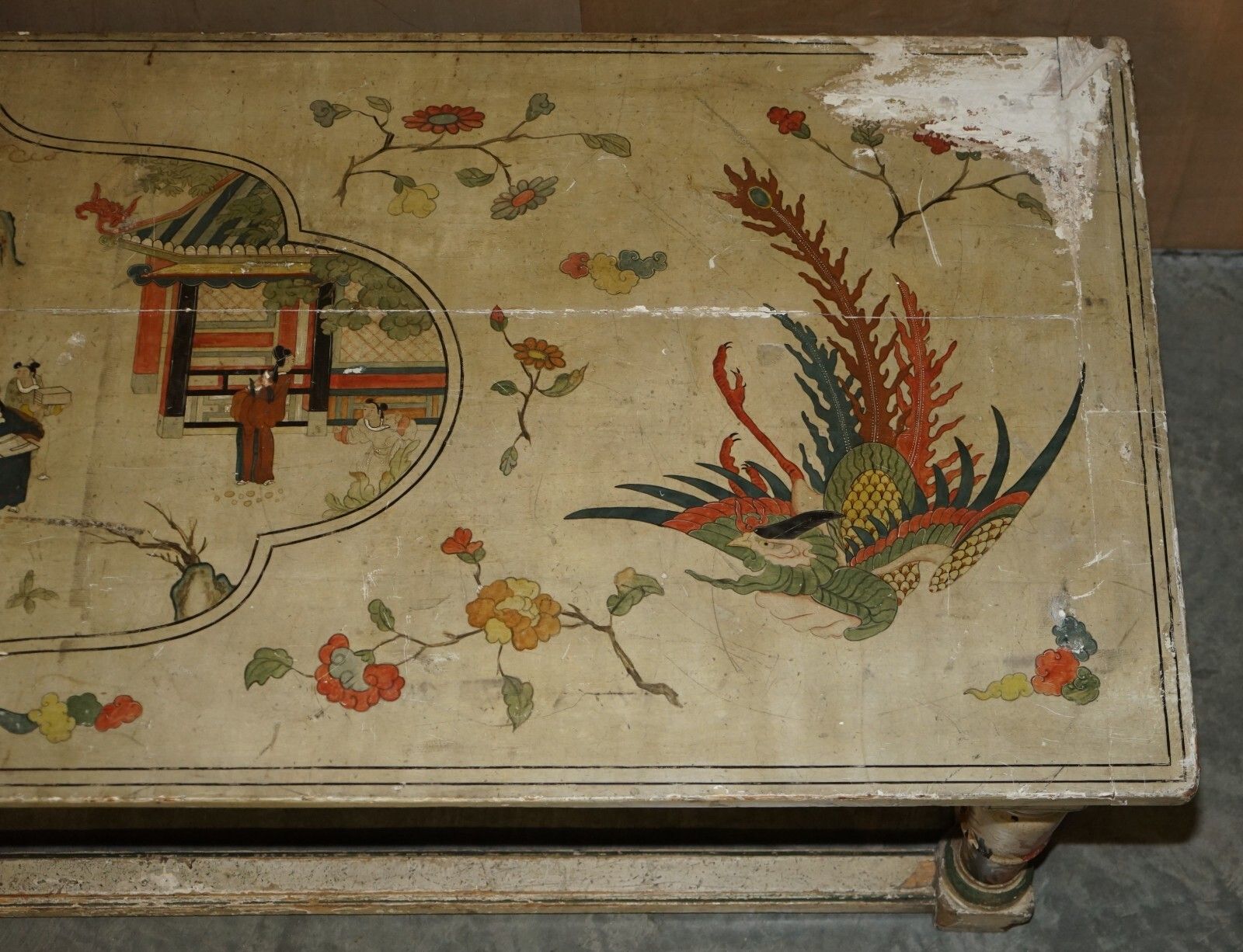 25000.0 Important Antique Georgian Chinoiserie Circa 1800 Chinese Refectory Dining Table photo