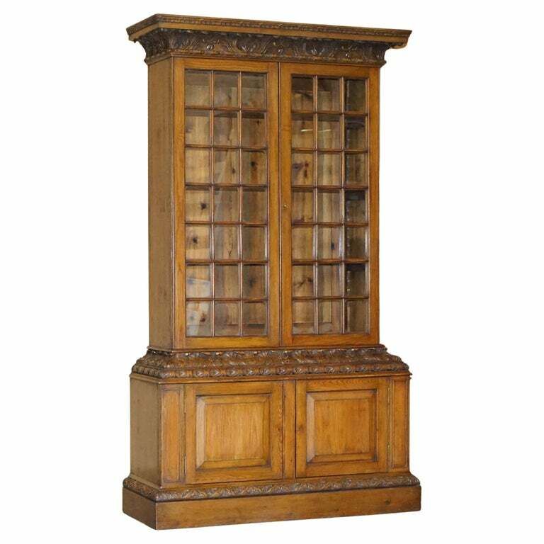 Very Important Antique Samuel Pepys 1666 Large Library Bookcase After Original