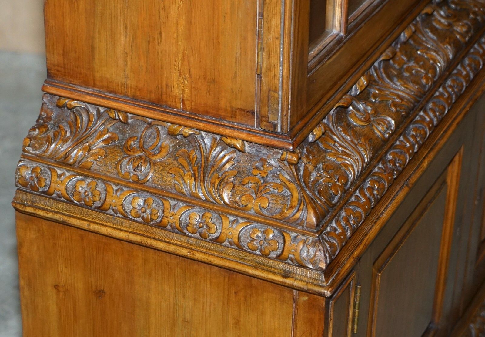 Furniture Very Important Antique Samuel Pepys 1666 Large Library Bookcase After Original photo