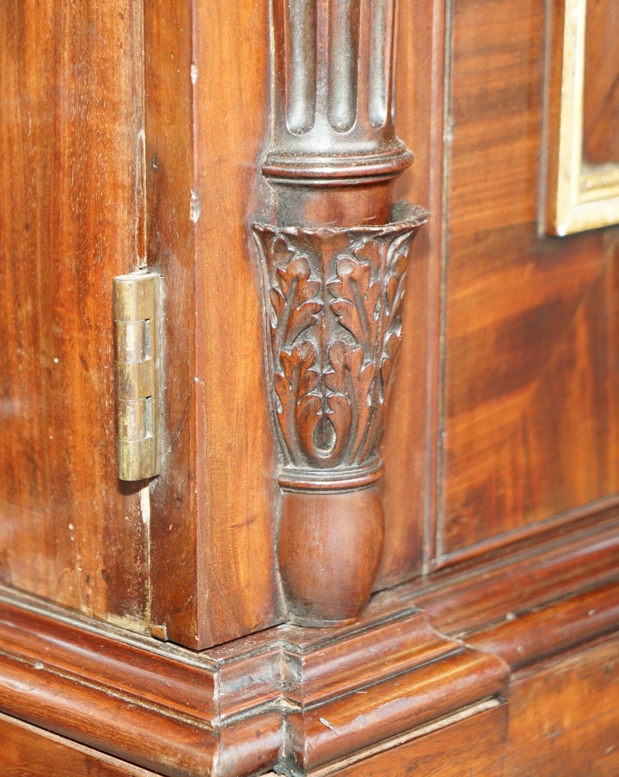 photo furniture Important Monumental Antique Regency 5.7 Meter Rosewood Italian Marble Sideboard