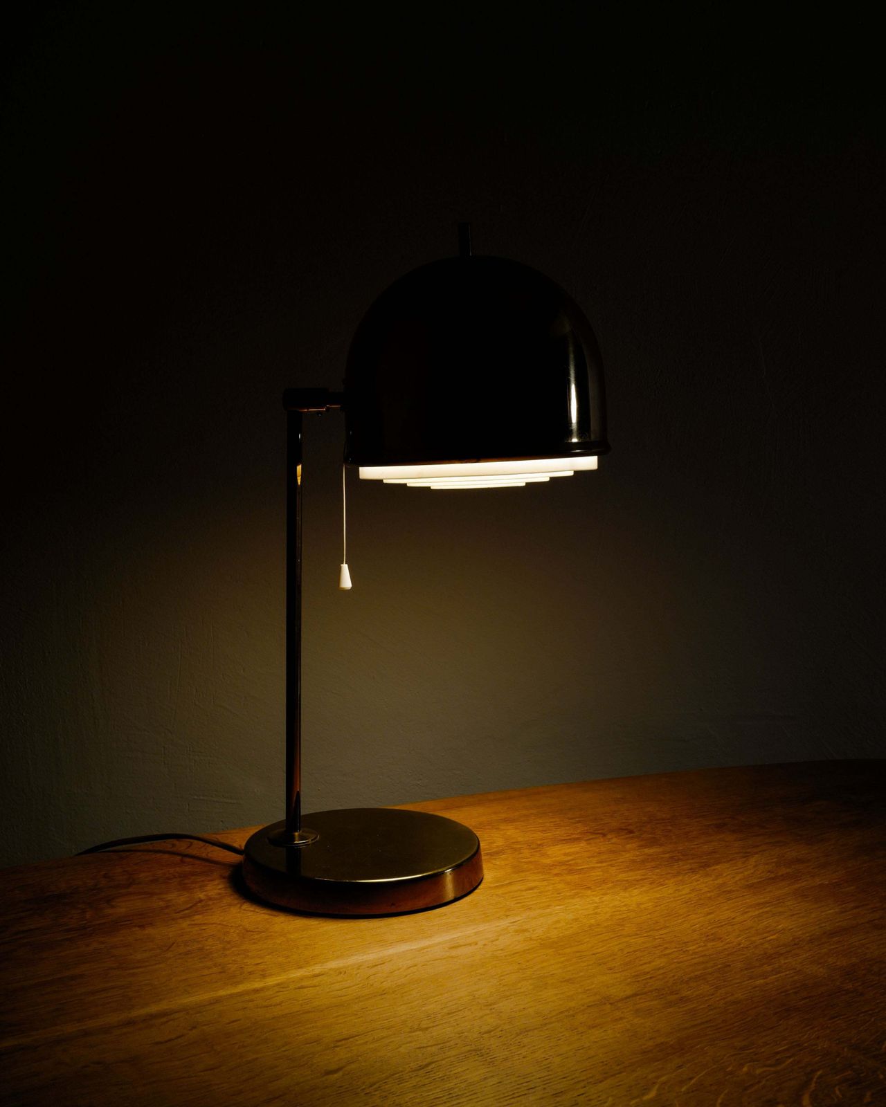 Swedish Mid Century Modern "B 075" Brass Table Lamp By Eje Ahlgren For Bergboms Sweden, 1960s photo 1500.0