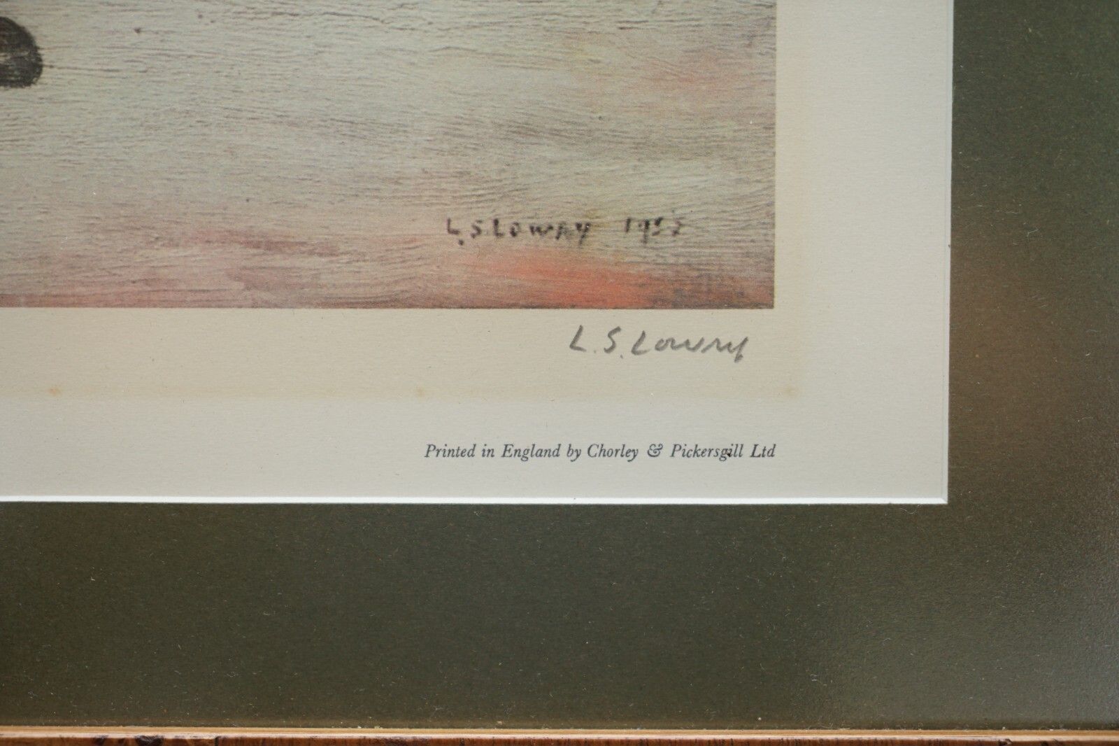 Large Original L S Lowry His Family Signed Ltd Edition 444/575 Lithograph Print photo vinterior