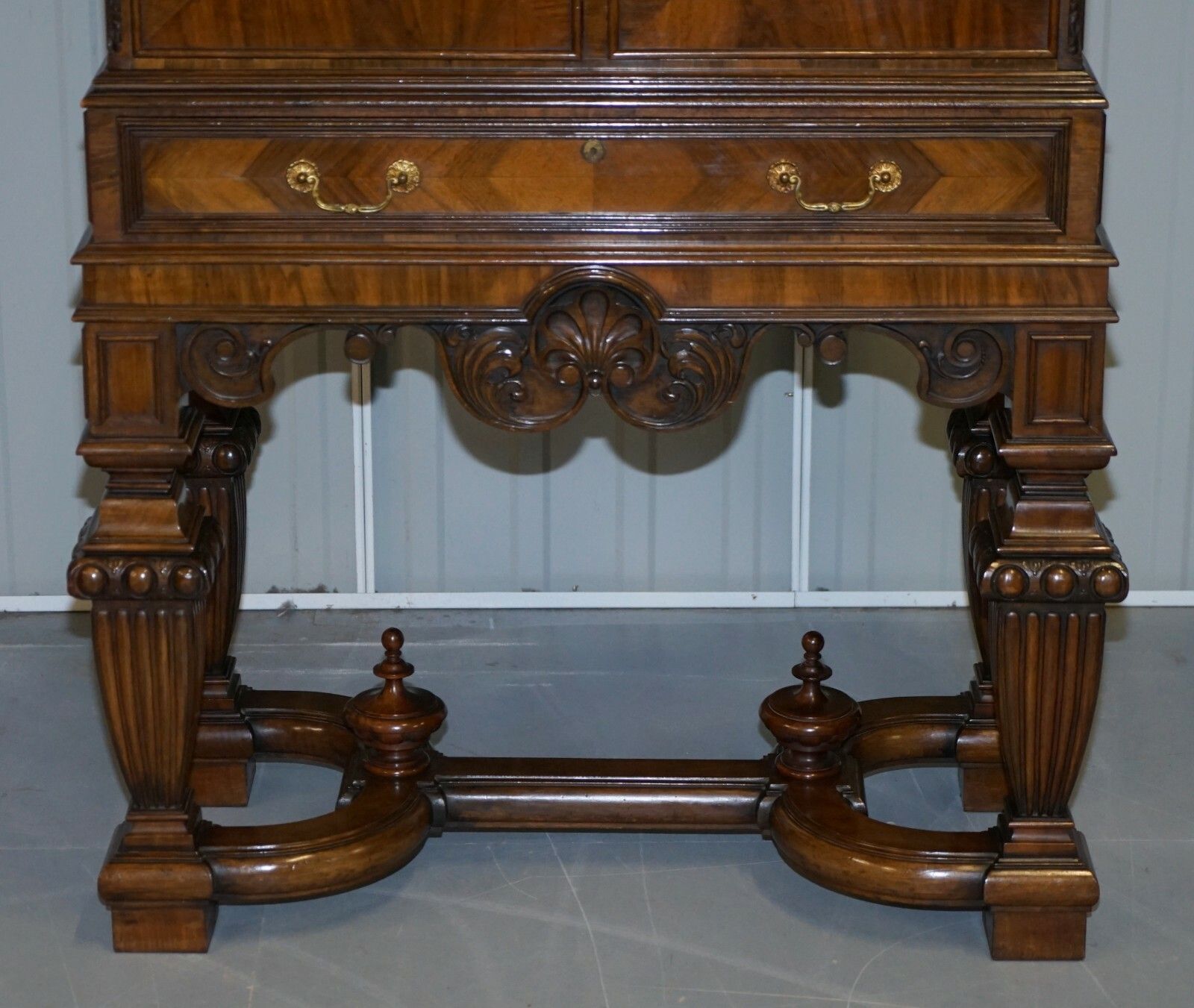 Exquisite Liberty's Of London Burr Walnut Drinks Cabinet With Sliding Shelves photo 6500.0