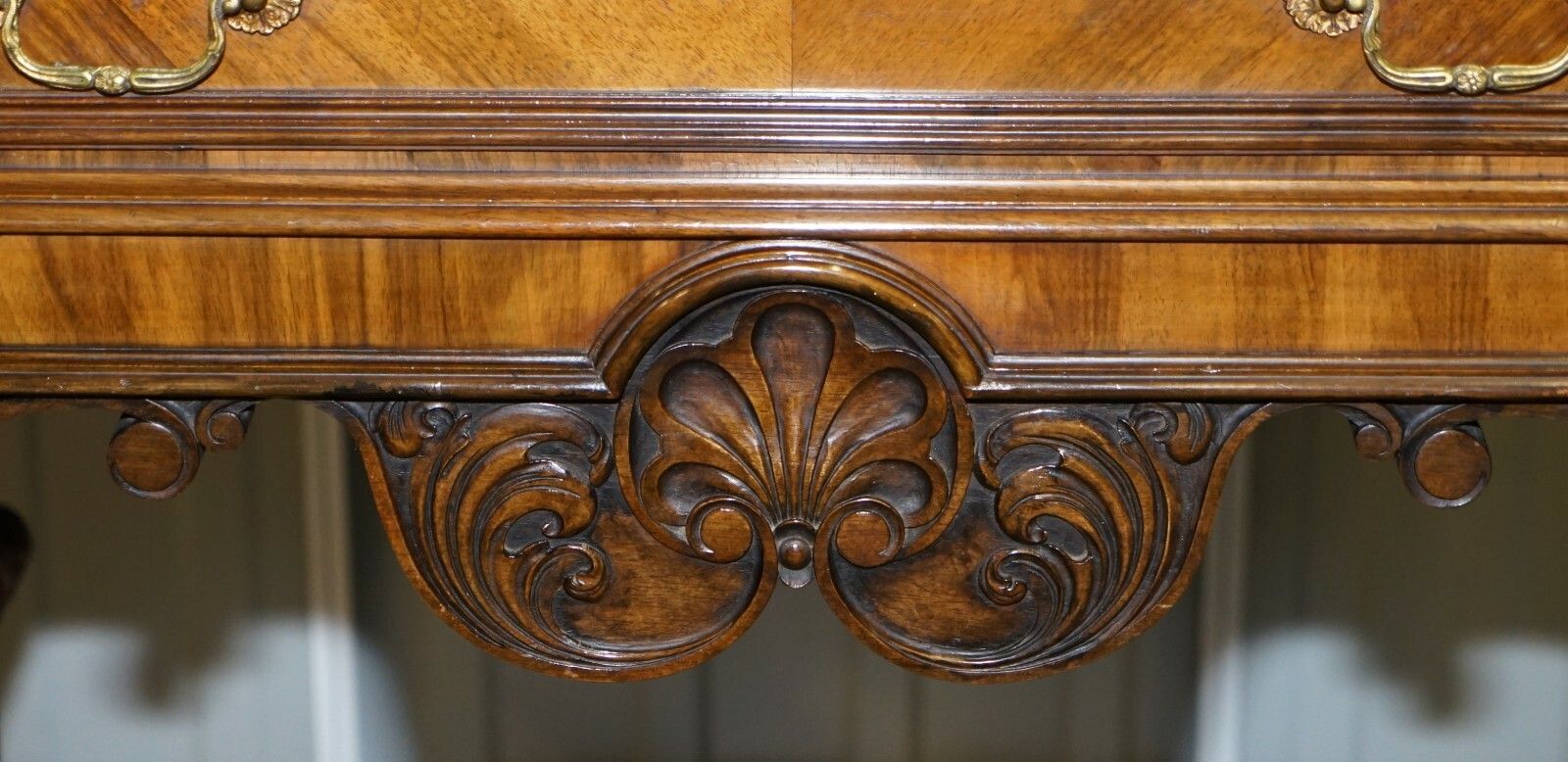 Exquisite Liberty's Of London Burr Walnut Drinks Cabinet With Sliding Shelves photo vinterior