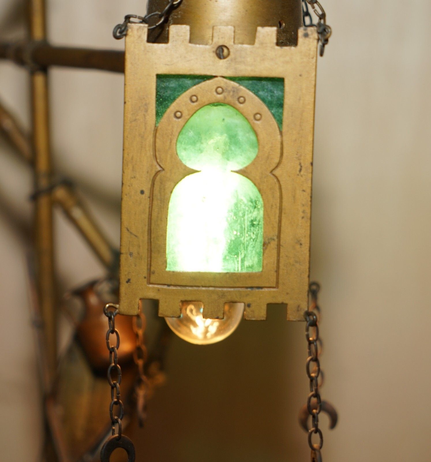 Stunning Antique Circa 1910 Franz Bergman Cold Painted Bronze Carpet Seller Lamp photo buy