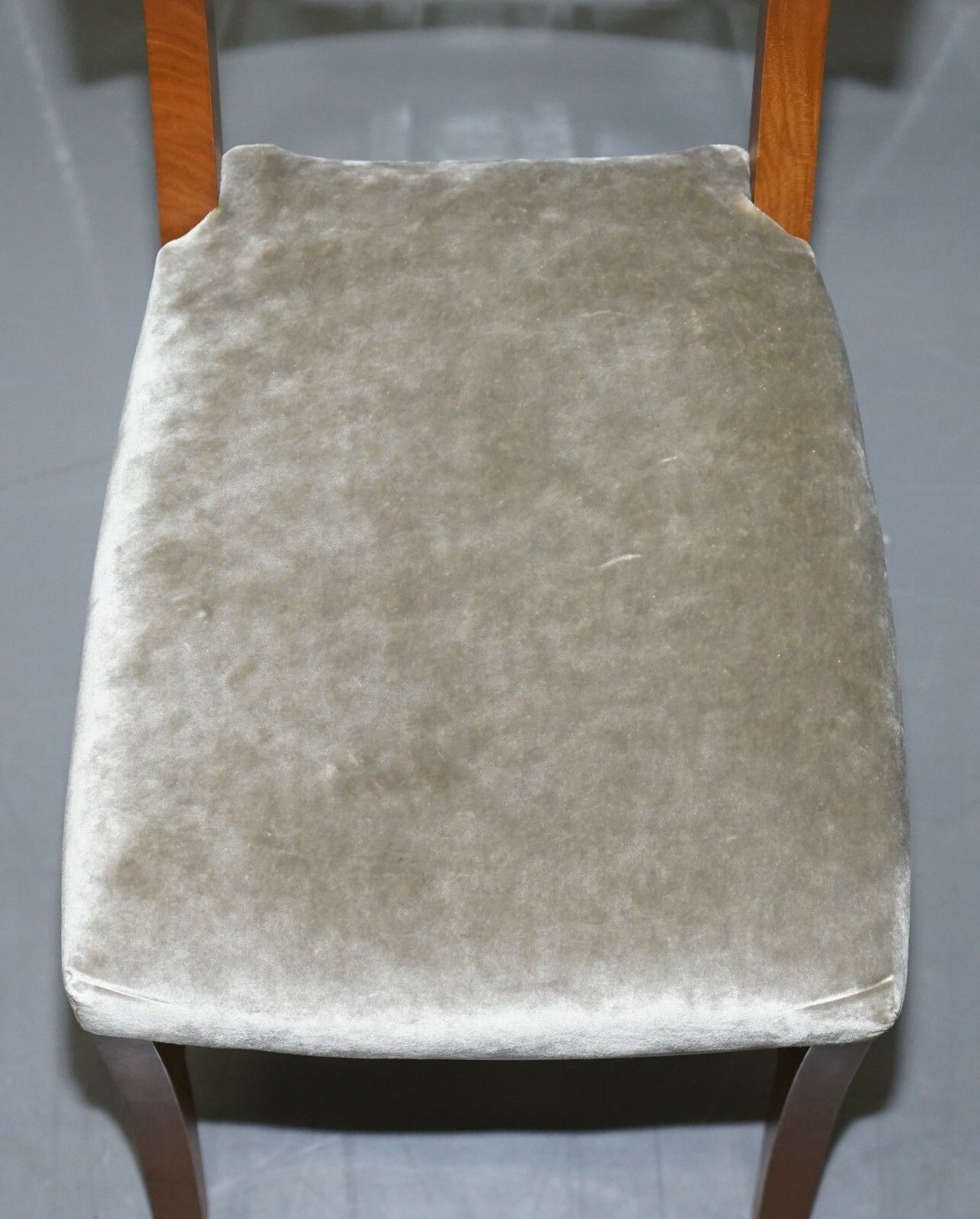 Very Rare Pair Of Rrp £22,000 Hermes Paris Cherry Wood Chairs Luxury Premium photo 6500.0