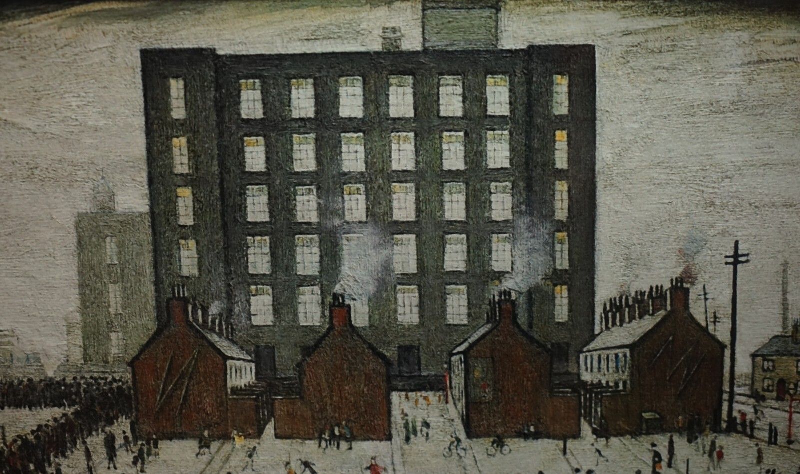 L S Lowry Saturday Afternoon Limited Edition Print 60/99 With All Documentation photo buy