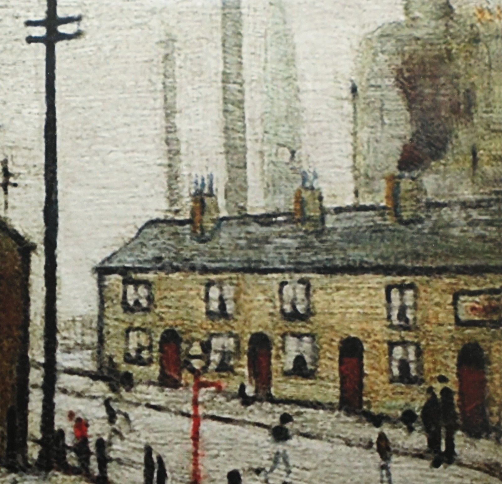 Art L S Lowry Saturday Afternoon Limited Edition Print 60/99 With All Documentation photo