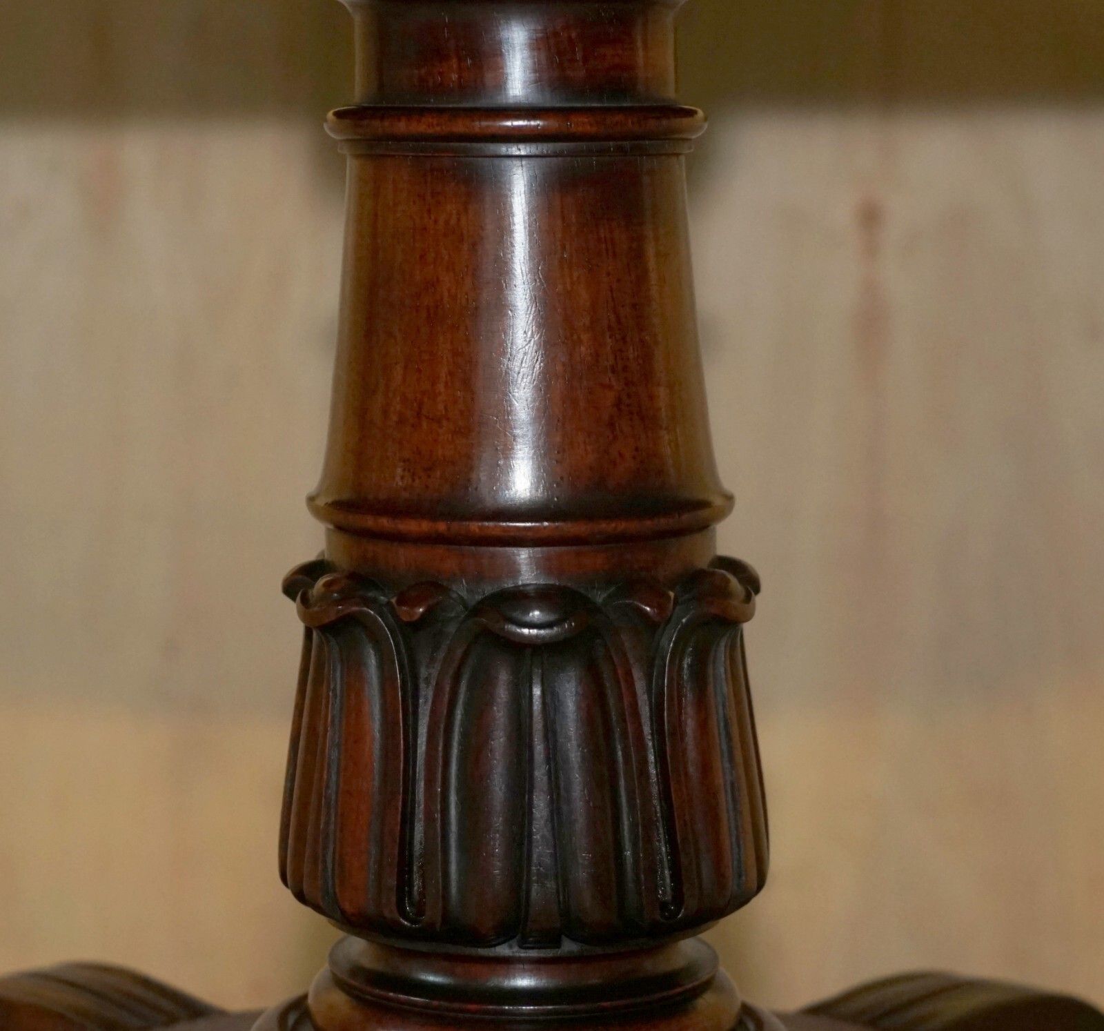 Stunning Antique William IV 1830 Rosewood & Green Leather Library Dining Table photo buy