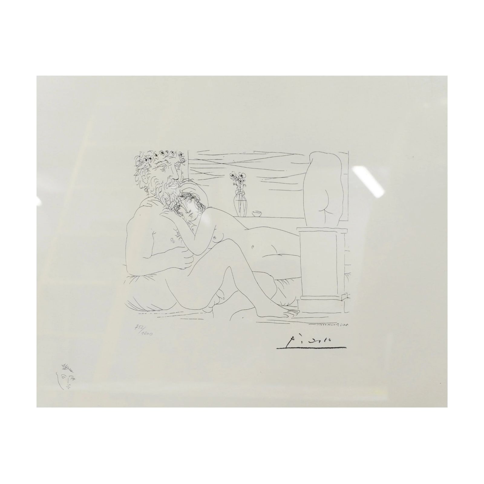 Pablo Picasso, Suite Vollard, Ca. 1970 Litograph On Paper