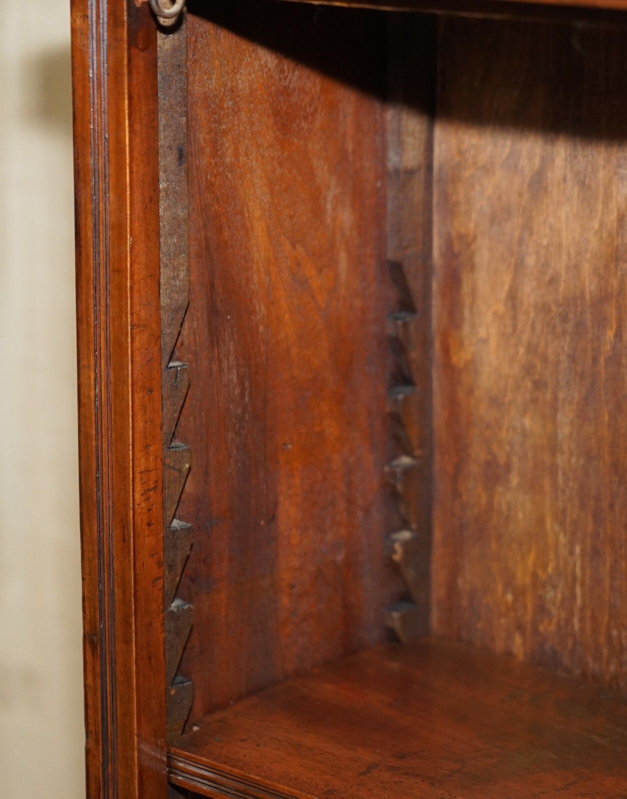 Pair Of Fine Antique Regency Mahogany Brass Gallery & Marble Dwarf Bookcases photo buy