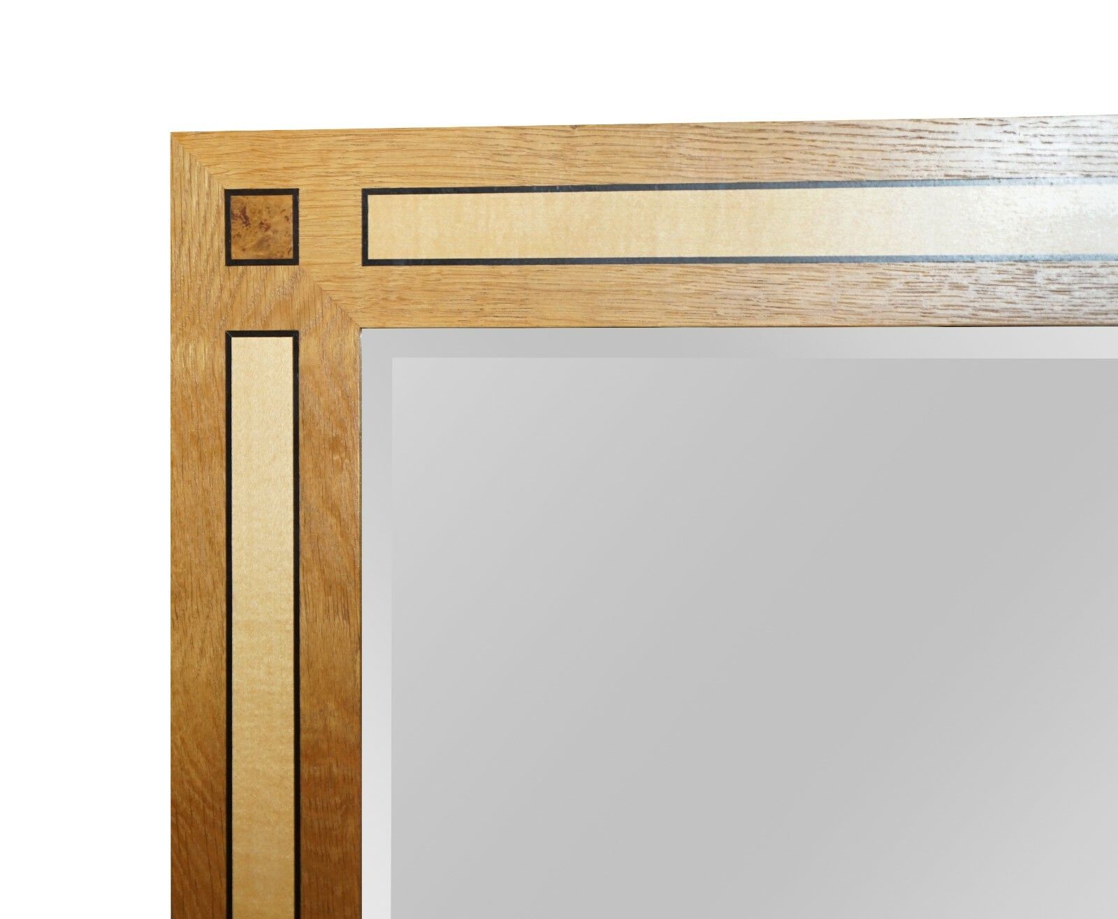 Large Viscount David Linley Burr Walnut Satinwood & Sycamore Overmantle Mirror photo furniture