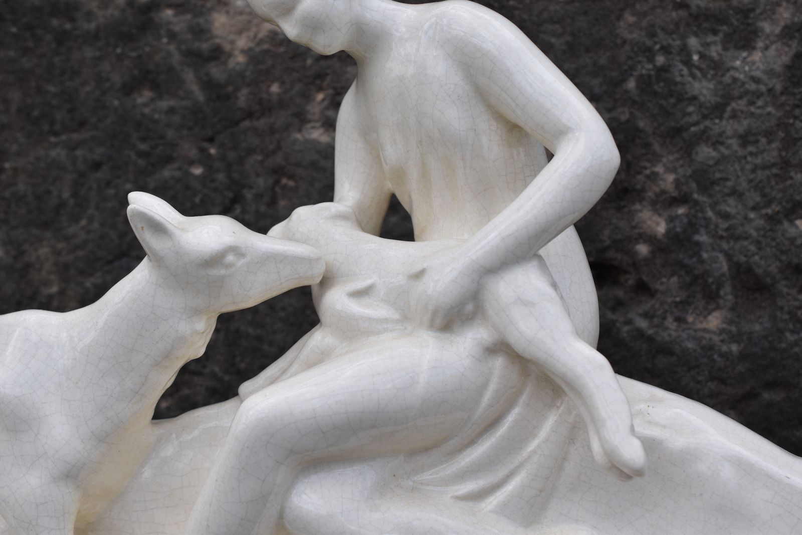photo buy Odyv, Woman With A Nanny Goat And Kid (Circa 1935)