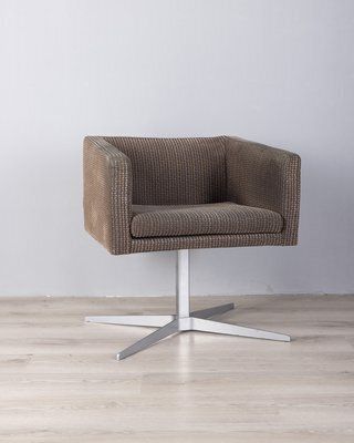 Cubica Swivel Chair In Metal And Fabric By Verzelloni, 2000s photo furniture