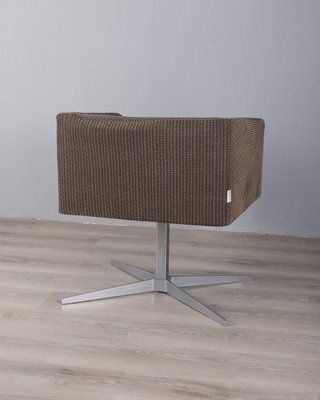 Cubica Swivel Chair In Metal And Fabric By Verzelloni, 2000s photo Furniture