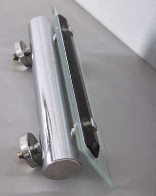 Italian Metal And Glass Wall Lamps, 1960s, Set Of 2 photo buy