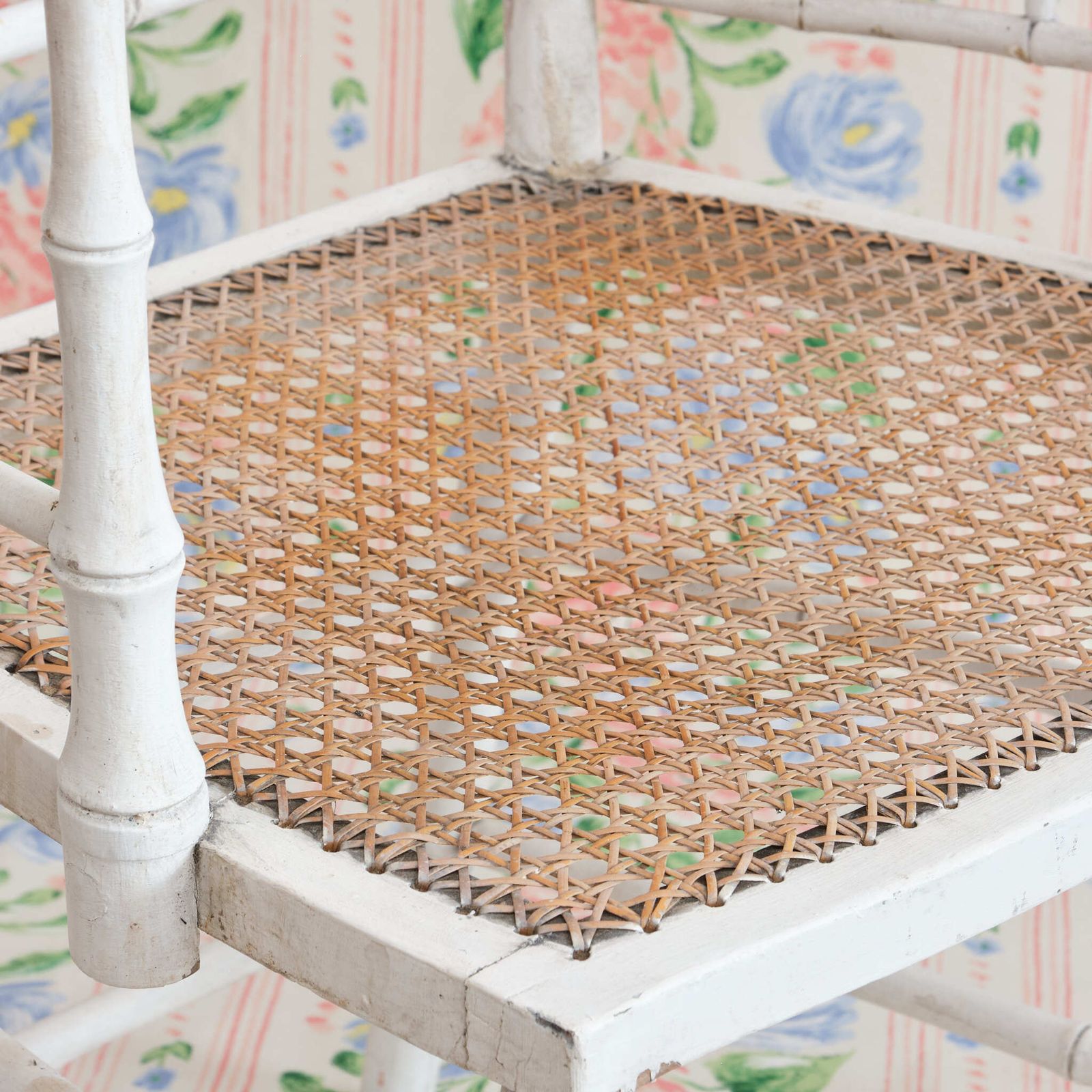 19th Century Faux Bamboo Armchair In Later Paint photo vinterior