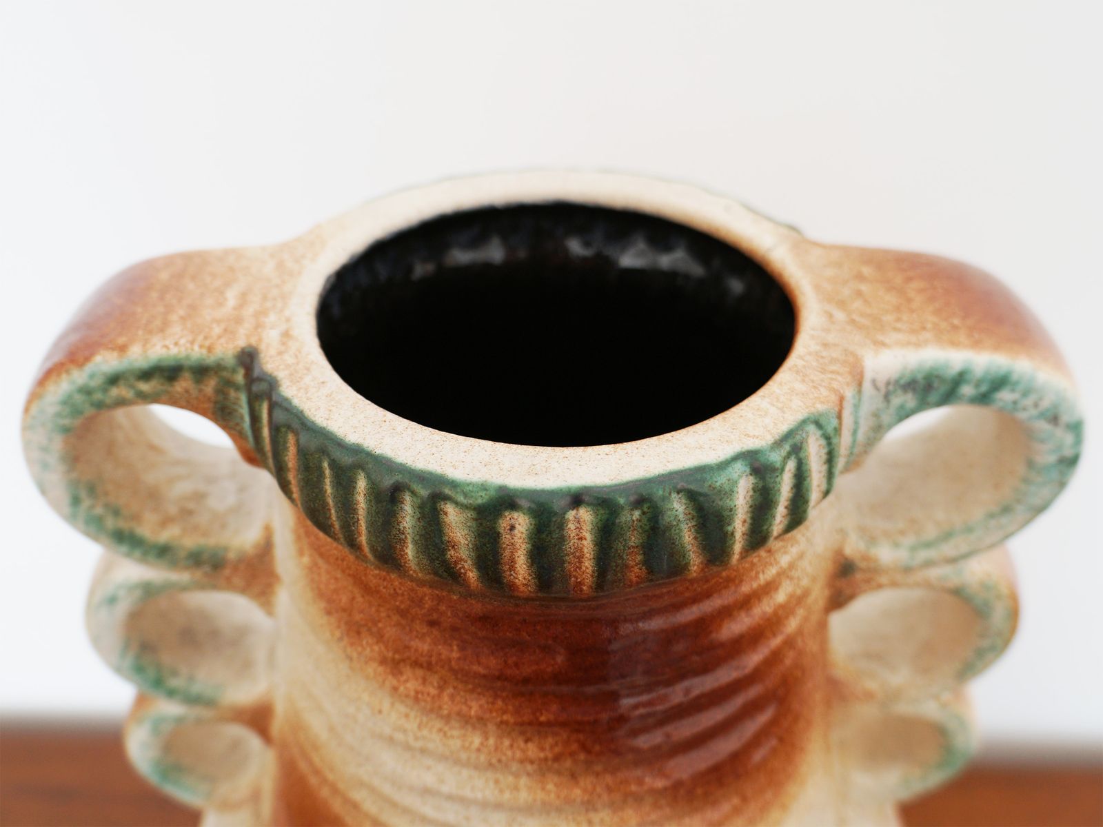 Rare Dümler & Breiden “Relief” Vase – 43cm West German Mid Century Pottery photo Home Decor