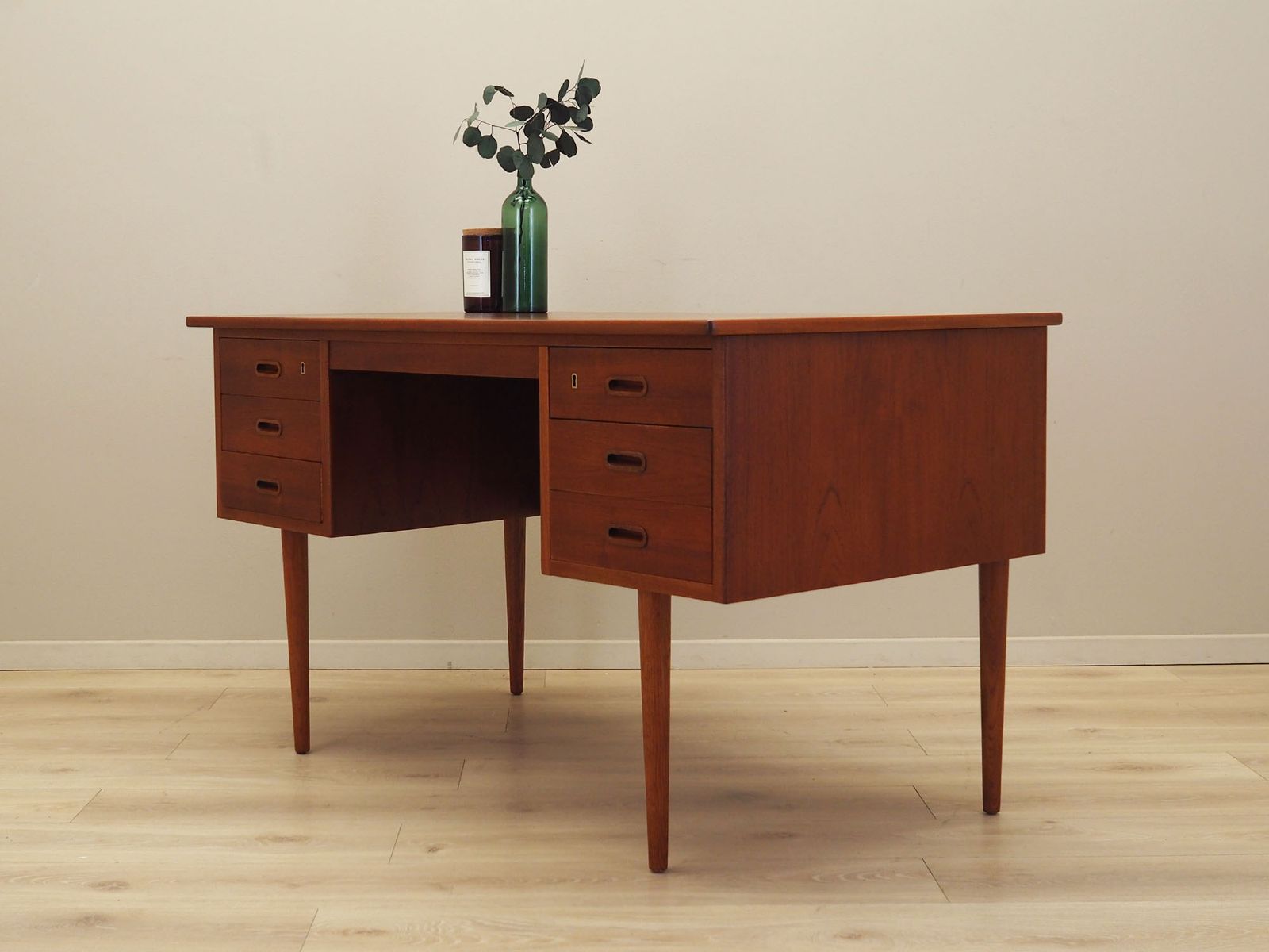 Teak Desk, Danish Design, 1960s, Manufactured In Denmark photo Furniture
