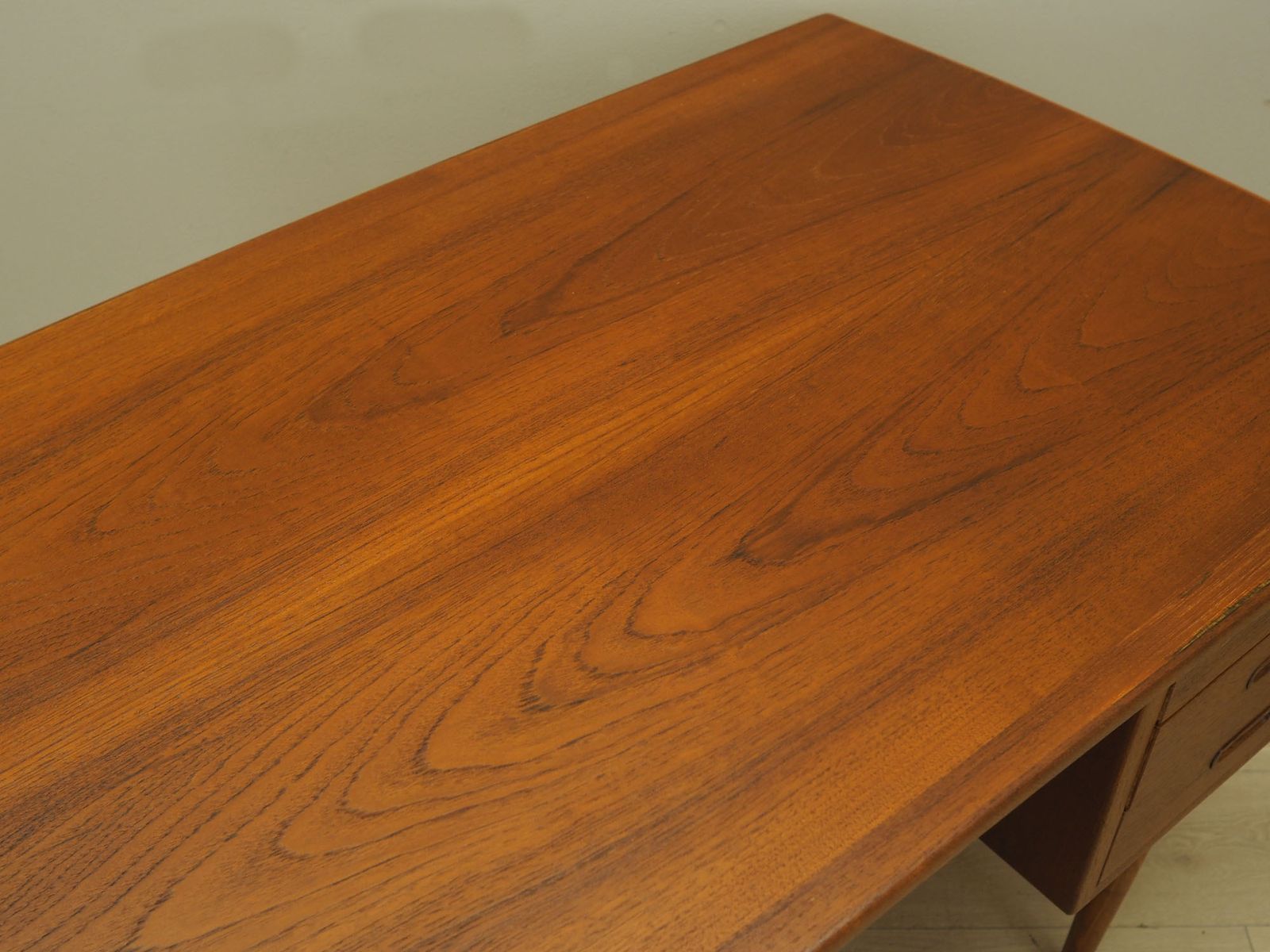 Teak Desk, Danish Design, 1960s, Manufactured In Denmark photo vintage