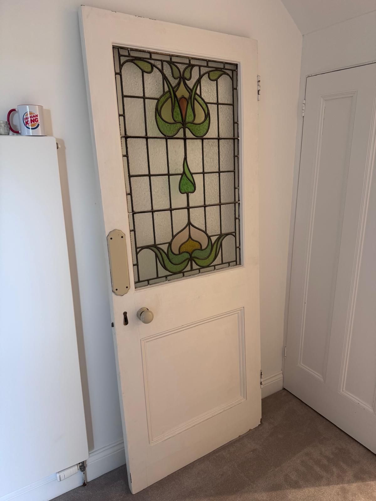 Victorian Door With Stained Glass photo furniture