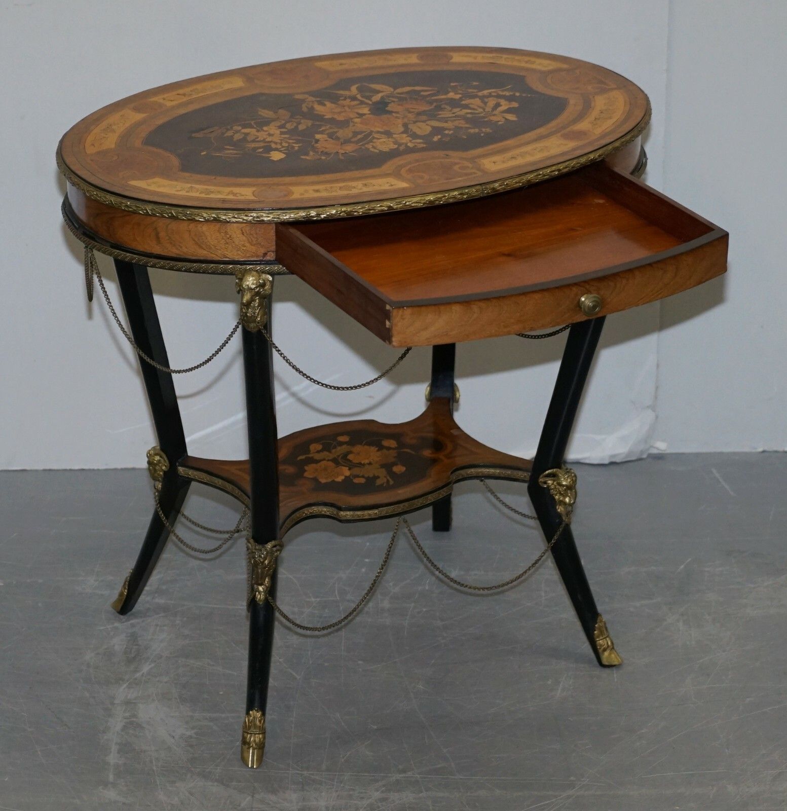 4270.0 Rare Antique French Gilt Bronze Occasional Table Auguste Maximilien Delafontaine photo