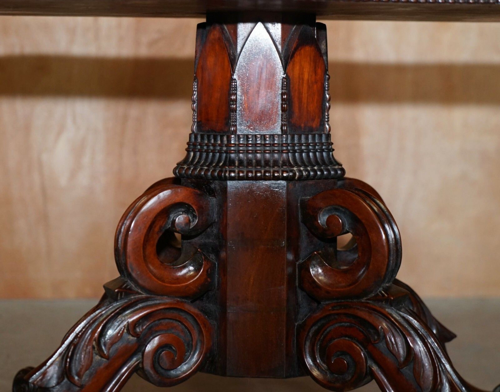 Restored Antique Gillows Cuban Mahogany Dumb Waiter Metamorphic Occasional Table photo vinterior