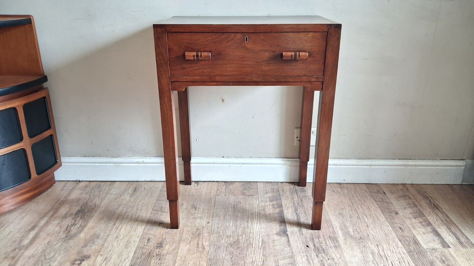 Superb 1920's Art Deco Mahogany Lamp/Side/Hall/Cutlery photo vinterior