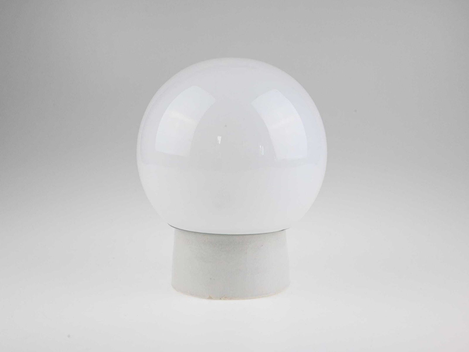 Glass Globe Wall Mount Lamp, Wall Lamp, Mid Century Lamp, Modern Lamp, Vintage Light, Retro Lamp, Industrial Lamp, Industrial Wall Lamp photo for sale
