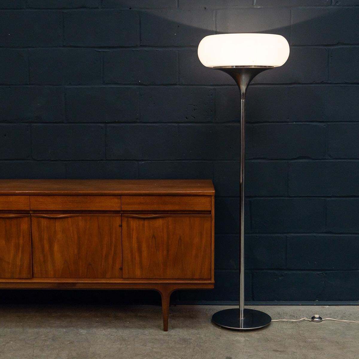 Vintage 20th Century Italian Floor Lamp By Harvey Guzzini For Guzzini C.1970 photo for sale