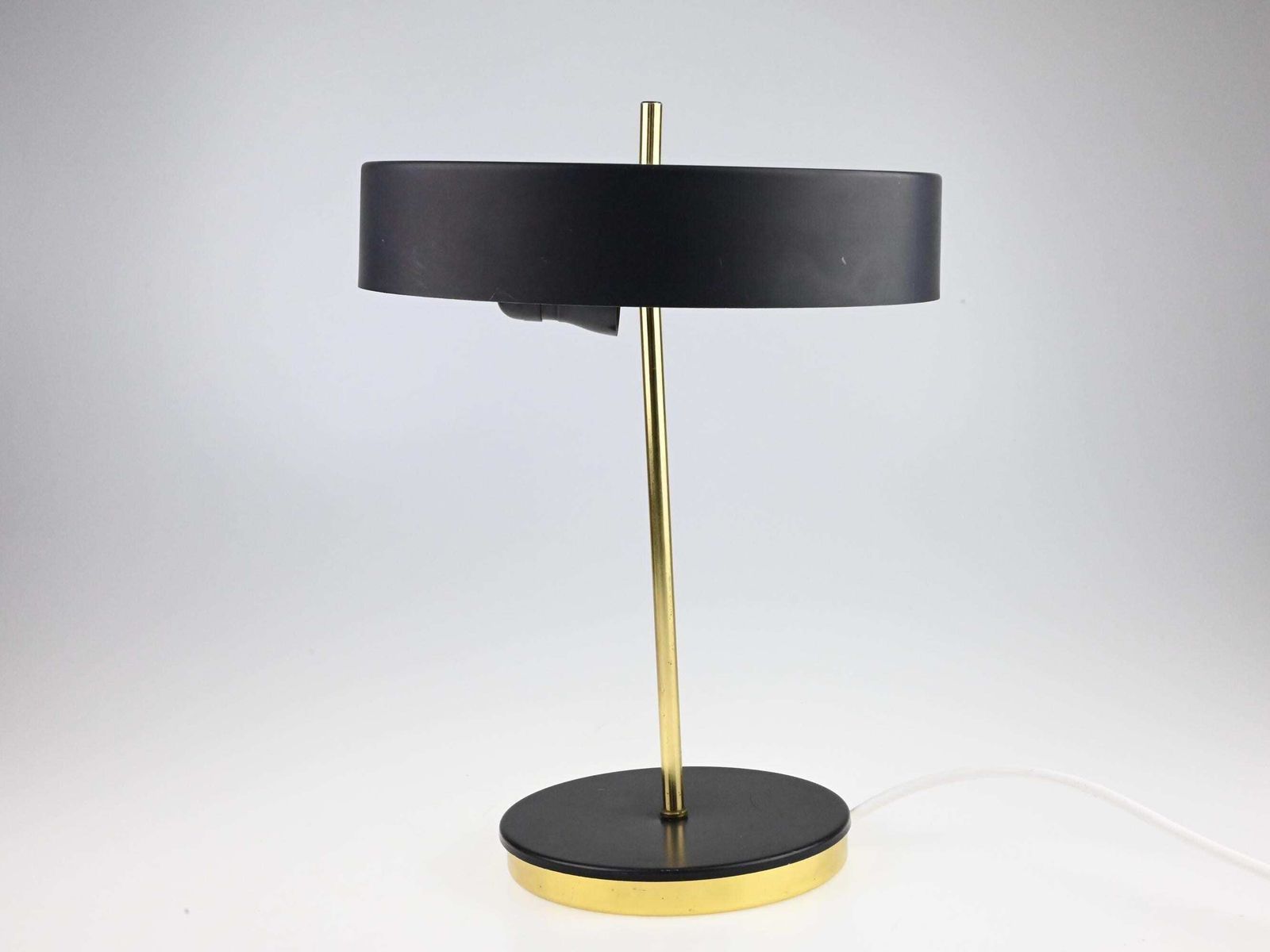 Vintage Kamenicky Senov Table Lamp, Mid Century Black And Gold Lamp, Desk Lamp, Mid Century Lighting, Table Lamp, Desk Light, Vintage Lamp photo furniture