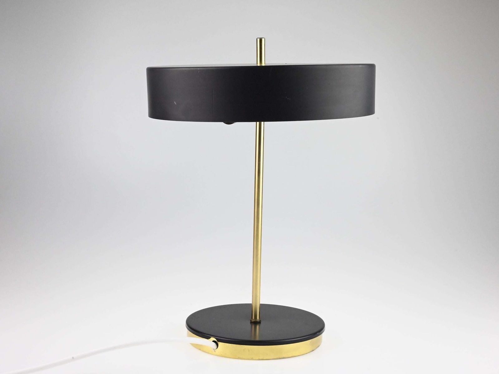 Vintage Kamenicky Senov Table Lamp, Mid Century Black And Gold Lamp, Desk Lamp, Mid Century Lighting, Table Lamp, Desk Light, Vintage Lamp photo 176.0