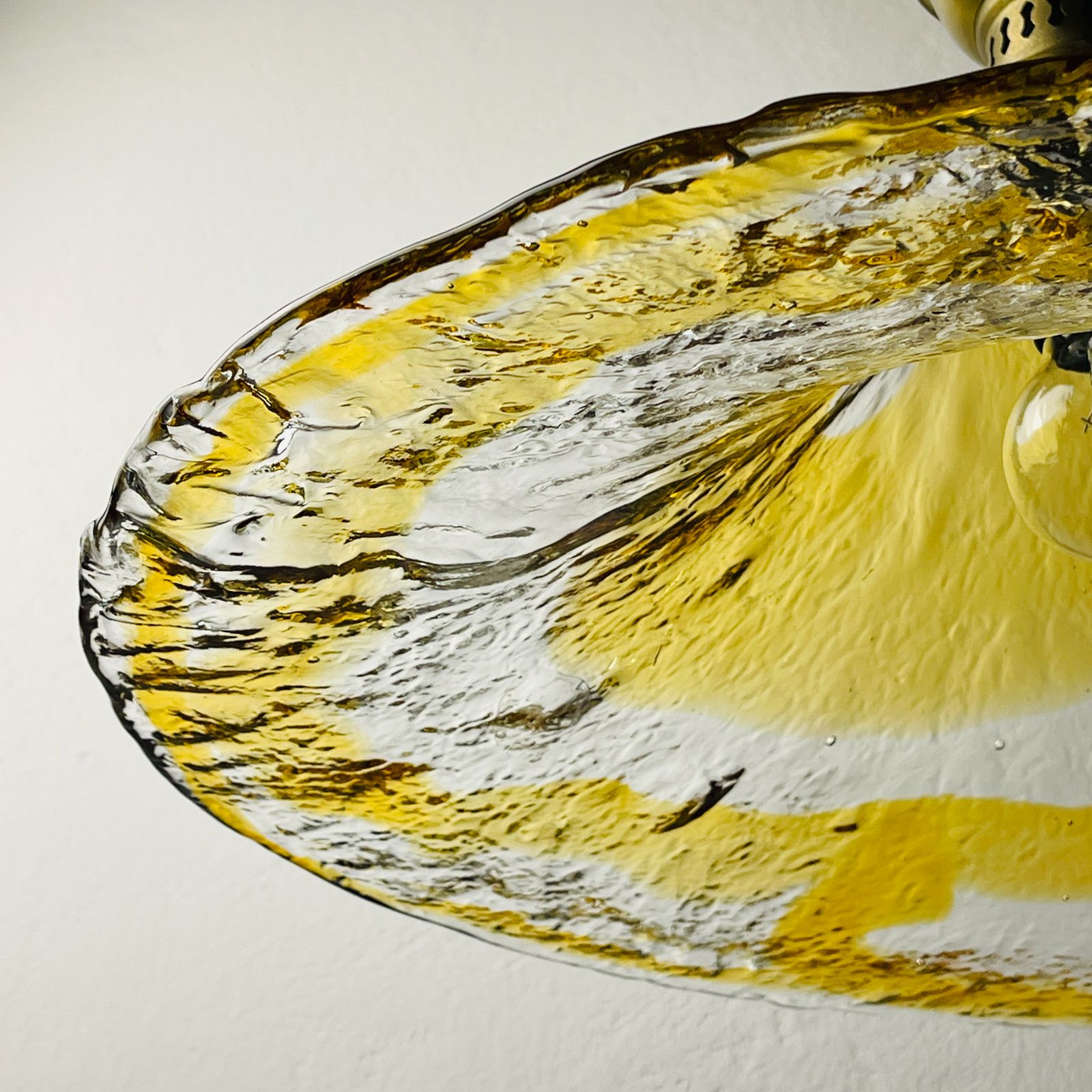 photo vinterior Vintage Murano Pendant Lamp By Av Mazzega, Italy 1950s
