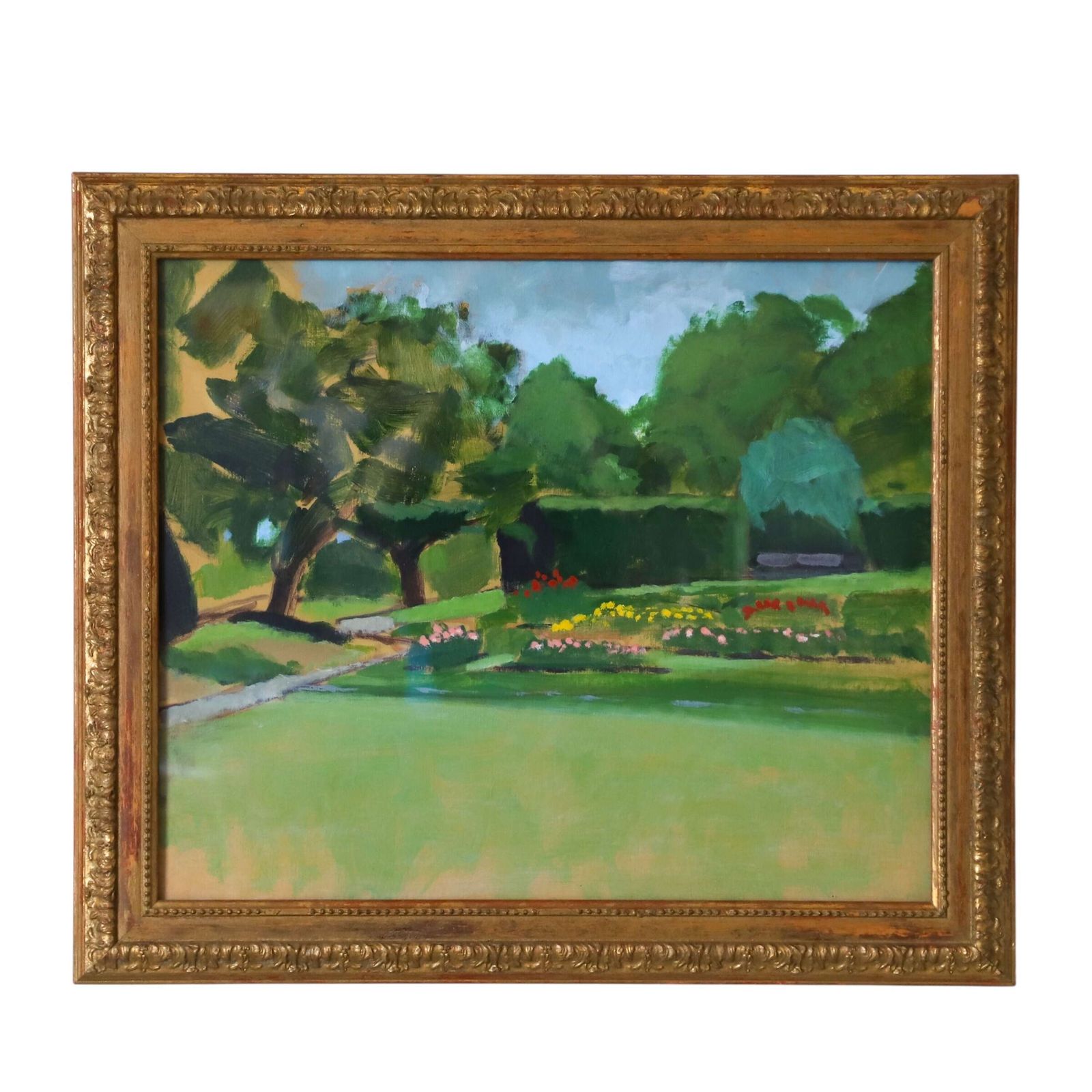 “The Rose Garden – Pembroke Lodge, Richmond Park” By Artist Michael Strain