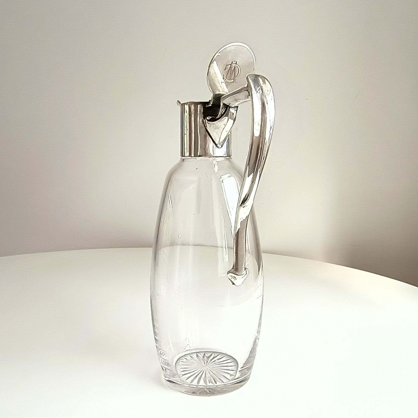 Home Decor Mappin And Webb Art Nouveau Claret Jug   Princes Plate Whiplash Curve Handle Monogram Cw, Possibly Huntley And Palmer Biscuit Tin Connection photo