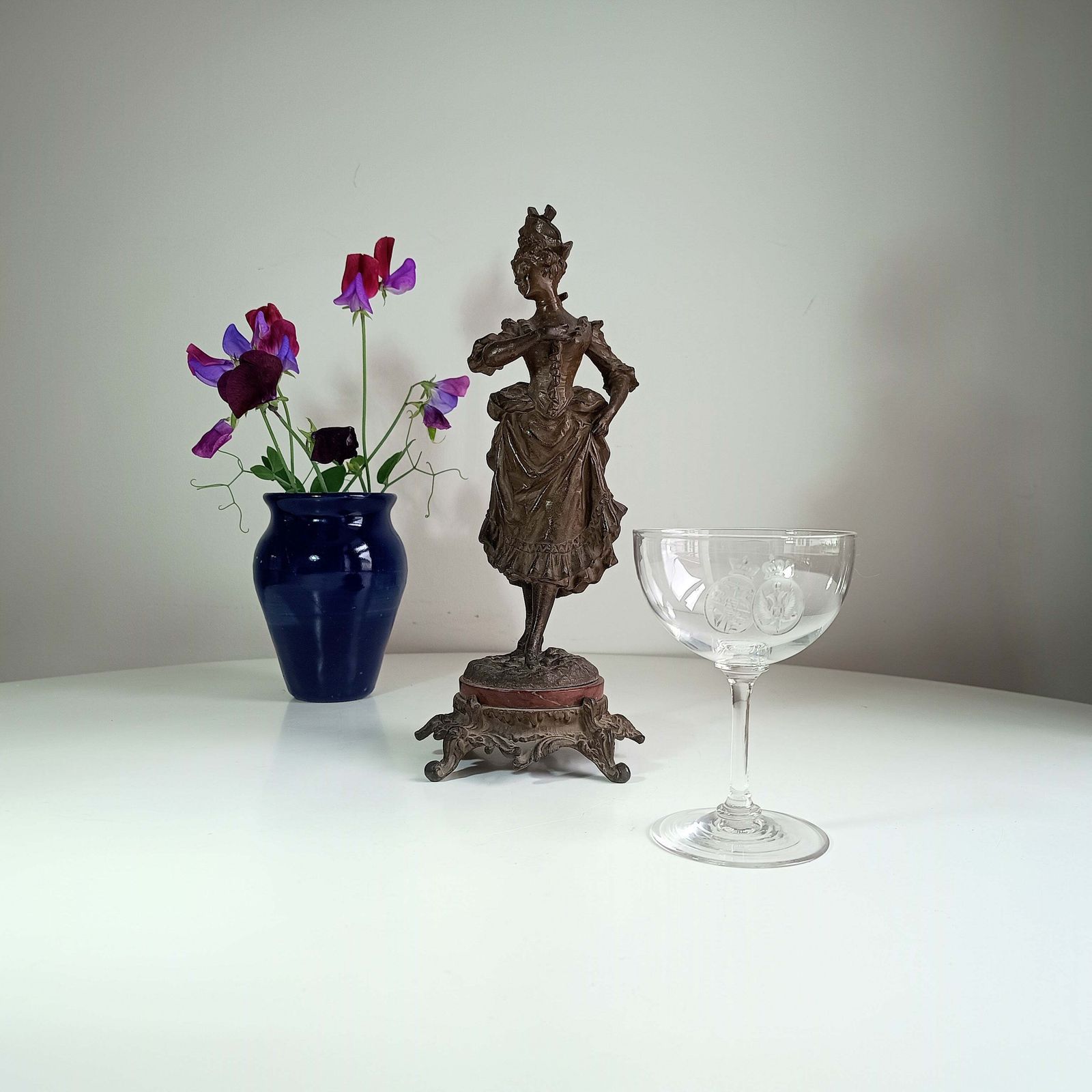 19th Century Classical Bronzed Spelter Sculpture Signed Ernest Rancoulet, Napoleon III Style photo Art