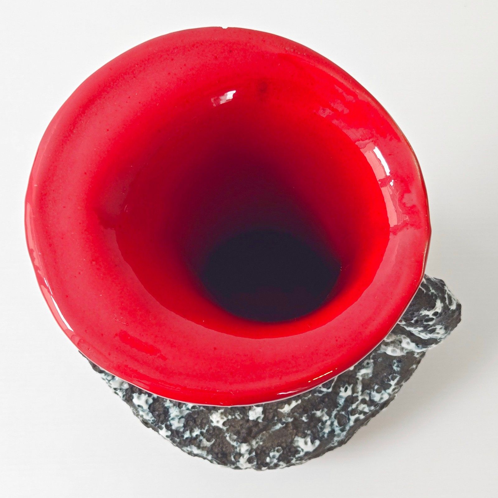 Vintage 1960s Ceramic Vase Fat Lava Vallauris Marius Musarra 60s Retro 1960s photo vinterior