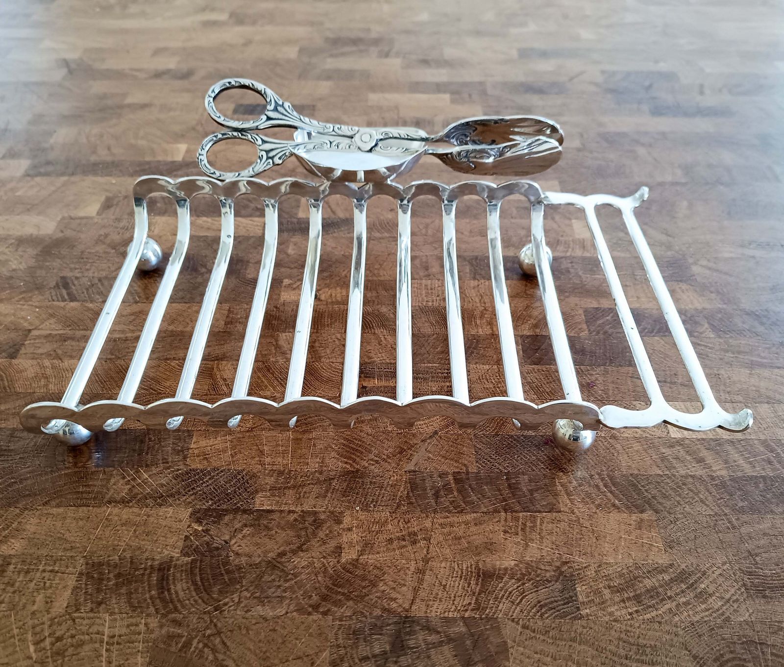 155.0 Antique English Silver Plate Asparagus Server Drainer With Provencal Sauce Or Butter Side Dish Signed Late Victorian To Edwardian Sheffield photo